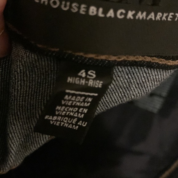 WHBM High rise skinny flare sculpt denim sz 4Short - Picture 6 of 6